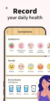 Baixe o Period Calendar Period Tracker (MOD Grátis com Anúncios) para Android - Captura de tela 3