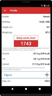 Baixe Calorie Count (Versão Pro MOD) para Android - Captura de tela 1