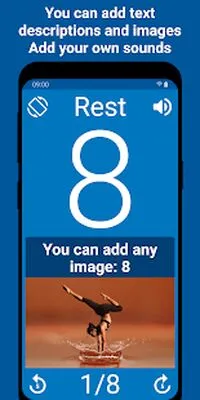 Baixe o Timer Tabata: Timer de Intervalo (Versão Pro MOD) para Android - Captura de tela 1
