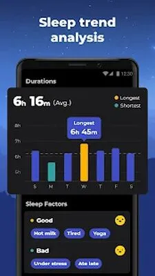 Baixe Sleep Tracker (MOD Desbloqueado) para Android - Captura de tela 1