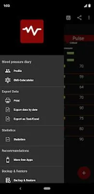 Baixe o Aplicativo Diário de Pressão Arterial (MOD Grátis com Anúncios) para Android - Captura de tela 4