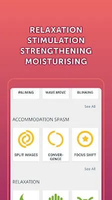 Baixe Exercícios Oculares & Planos de Treinamento (Versão Pro MOD) para Android - Captura de tela 2