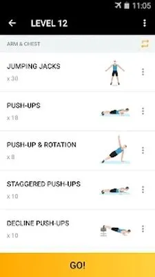 Baixe Home Workout for Men (Premium MOD) para Android - Captura de tela 3