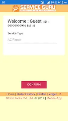 Baixe Service Guru: Aplicativo de Eletricista, Encanador, Reparo de Ar-Condicionado (MOD Desbloqueado) para Android - Captura de tela 1