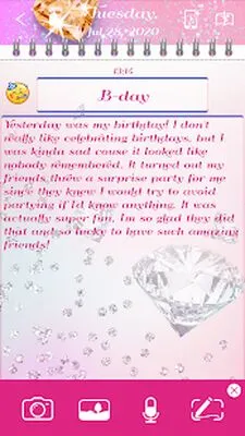 Baixe Diamond Lock Secret Diary (MOD Grátis com Anúncios) para Android - Captura de tela 2