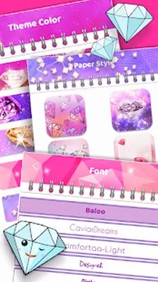 Baixe Diamond Lock Secret Diary (MOD Grátis com Anúncios) para Android - Captura de tela 3