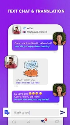 Baixe Bermuda Video Chat (MOD Grátis com Anúncios) para Android - Captura de tela 2