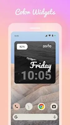 Baixe Widget iOS 14 (MOD Premium) para Android - Captura de tela 2