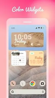 Baixe Widget iOS 14 (MOD Premium) para Android - Captura de tela 3