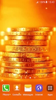 Baixe Papéis de Parede Ao Vivo Dourados (MOD Desbloqueado) para Android - Captura de tela 3