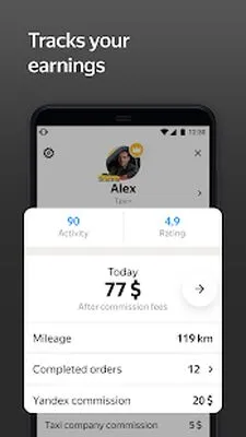 Baixe Yandex Pro (Taxímetro) (Versão MOD Pro) para Android - Captura de tela 3