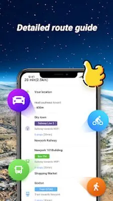 Baixe GPS Navigation (MOD Premium) para Android - Captura de tela 3
