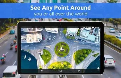 Baixe o Live Earth Map HD – Live Cam & Vista de Satélite (MOD Ad Grátis) para Android - Captura de tela 2
