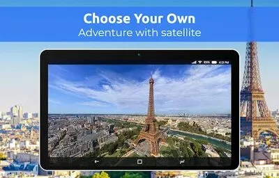 Baixe o Live Earth Map HD – Live Cam & Vista de Satélite (MOD Ad Grátis) para Android - Captura de tela 4