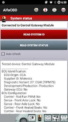 Baixe o AlfaOBD Demo (Versão Pro MOD) para Android - Captura de tela 1