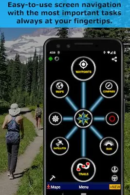 Baixe Polaris GPS: Hiking, Offroad (MOD Grátis) para Android - Captura de tela 2