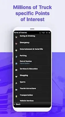 Baixe Sygic Truck & RV Navigation (MOD Premium) para Android - Captura de tela 2