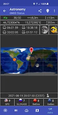 Baixe GNSS Status (Teste de GPS) (MOD Premium) para Android - Captura de tela 4