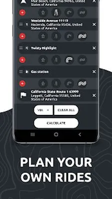 Baixe calimoto – Motorcycle Rides (MOD Ad Grátis) para Android - Captura de tela 2