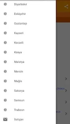 Baixe Horários de Ônibus na Turquia (Ad MOD Grátis) para Android - Captura de tela 4