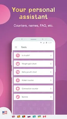 Baixe amma Pregnancy & Baby Tracker (Versão Pro MOD) para Android - Captura de tela 4