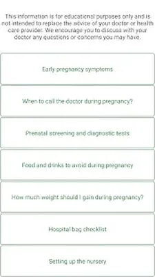 Baixe Calculadora de Data de Vencimento da Gravidez, Calendário & Rastreador (MOD Grátis) para Android - Captura de tela 4