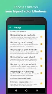 Baixe NowYouSee | Um mundo colorido para daltônicos (MOD Premium) para Android - Captura de tela 3