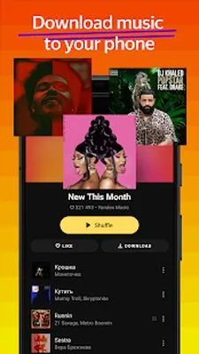 Baixe Yandex Music, Books & Podcasts (MOD Premium) para Android - Captura de tela 1