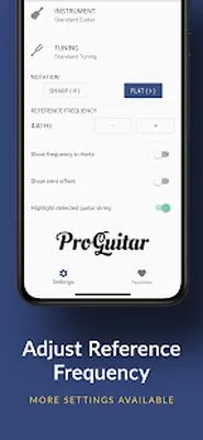 Baixe o Pro Guitar Tuner (Versão MOD Pro) para Android - Captura de tela 2