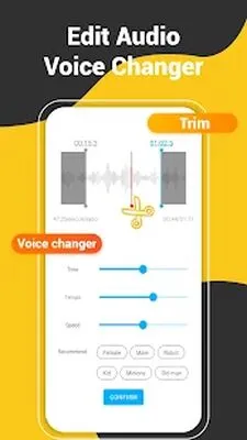 Baixe Gravador de Voz: Gravador de Áudio MP3+Gravação de Som (MOD Grátis) para Android - Captura de tela 2