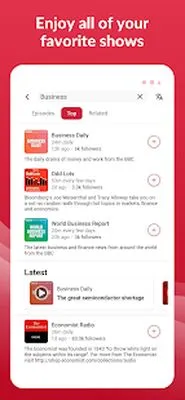 Baixe o Aplicativo de Podcast: Podcasts Grátis e Offline por Player FM (MOD Premium) para Android - Captura de tela 3