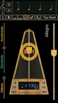 Baixe Metronome (Premium MOD) para Android - Captura de tela 1