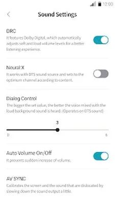 Baixe LG Sound Bar (MOD Desbloqueado) para Android - Captura de tela 4