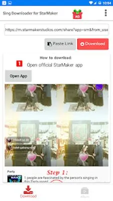 Baixe Sing Downloader para StarMaker (MOD Premium) para Android - Captura de tela 4
