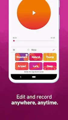 Baixe Dolby On: Grave Áudio & Música (Versão Pro MOD) para Android - Captura de tela 3