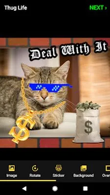 Baixe Thug Life Stickers: Pics Editor, Photo Maker, Meme (MOD Desbloqueado) para Android - Captura de tela 1