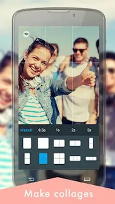 Baixe KVAD Camera +: melhor aplicativo de selfie, selfies fofas, Grids (MOD Premium) para Android - Captura de tela 1