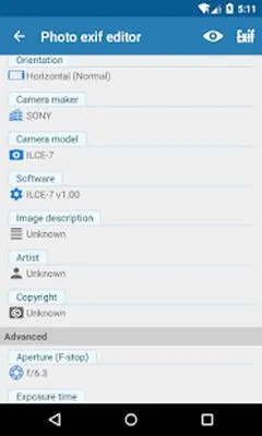Baixe o Photo Exif Editor (MOD Ad Grátis) para Android - Captura de tela 3