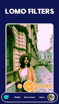 Baixe o App Dazz Cam: Editor de Fotos Lomograph & Glitch (MOD Grátis com Anúncios) para Android - Captura de tela 4