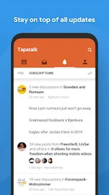 Baixe Tapatalk (Versão Pro MOD) para Android - Captura de tela 3