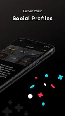 Baixe TikPlus Fans para Seguidores e Curtidas (MOD Desbloqueado) para Android - Captura de tela 1