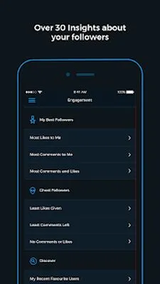 Baixe Reports+ Followers Analytics para Instagram (MOD grátis) para Android - Captura de tela 3