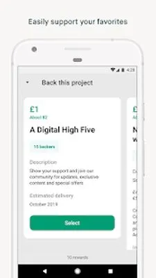 Baixe Kickstarter (Versão Pro MOD) para Android - Captura de tela 1