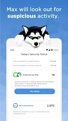Baixe Phone Guardian VPN: WiFi Seguro (Versão Pro MOD) para Android - Captura de tela 1