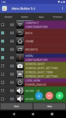 Botão de Menu para Download (Sem root) (MOD Ad Grátis) para Android - Captura de tela 1