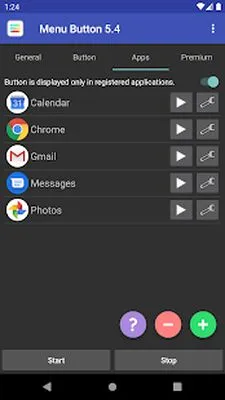Botão de Menu para Download (Sem root) (MOD Ad Grátis) para Android - Captura de tela 2