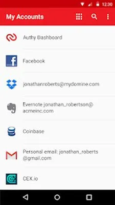 Baixe Twilio Authy Autenticação em Duas Etapas (MOD Grátis) para Android - Captura de tela 2