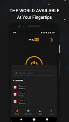 Baixe VPNhub: Dinheiro Infinito & Seguro (MOD Desbloqueado) para Android - Captura de tela 1