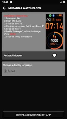 Baixe o Tool Mi Band 4 WatchFace (Mod Grátis Sem Anúncios) para Android - Captura de tela 3