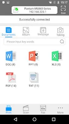 Baixe Pantum Mobile Print & Scan (MOD Premium) para Android - Captura de tela 3